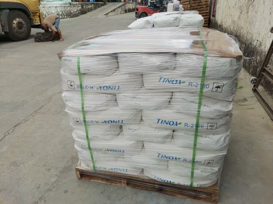 O solvente de água pinta o dióxido de titânio rutilo para resultados excepcionais