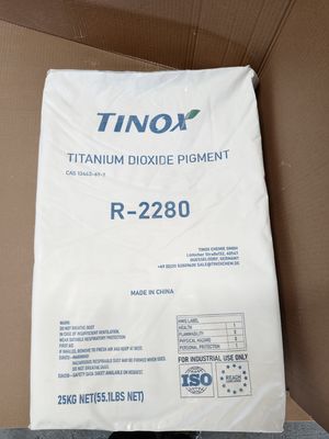 Bom preço. TINOX R-2280 Titanium Dioxide Rutile with Excellent Opacity High Heat Resistance and Low Volatility for Plastic Applications on-line
