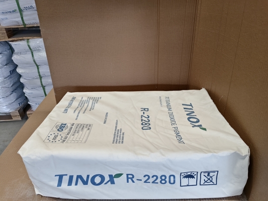 Bom preço. TINOX R-2280 Titanium Dioxide Rutile with Superior Coverage Exceptional Dispersibility and Strong Blue Undertone for Plastic Applications on-line
