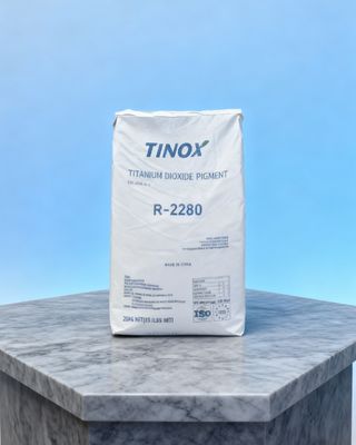 Bom preço. Processo de sulfato de tinóxido Dióxido de titânio Rutile R-2280 com TiO2 ≥ 97,5% e teor de Rutile ≥ 96,5% para Masterbatch on-line